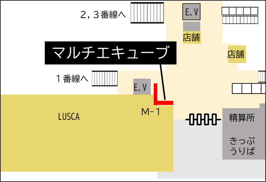 ロッカー 熱海駅 改札内 1番線エレベーター横の画像1