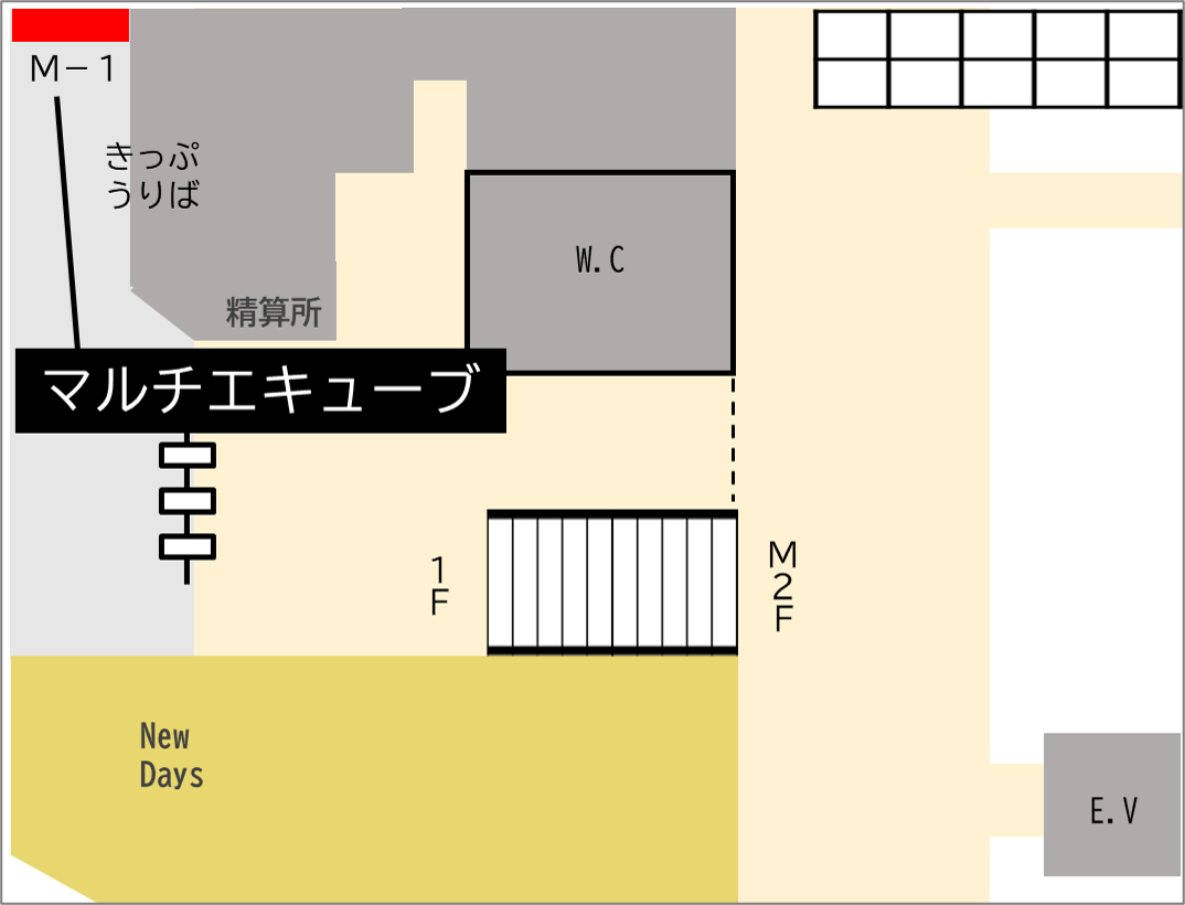 ロッカー 新小平駅 改札外 きっぷうりば付近の画像1