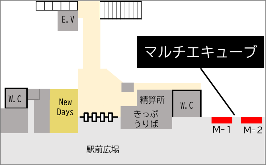 ロッカー 湯河原駅 改札外 左 バス乗り場前の画像1