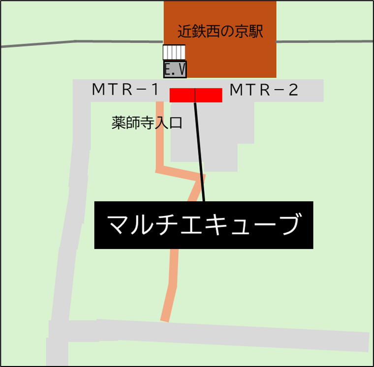 ロッカー 薬師寺駅 薬師寺 薬師寺 西ノ京駅東口前の画像1