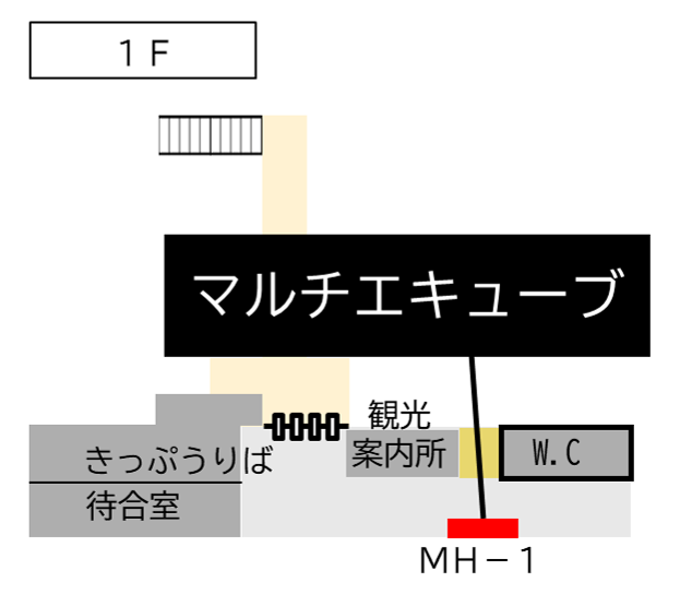 ロッカー 勝沼ぶどう郷駅 改札外 観光案内所付近の画像1