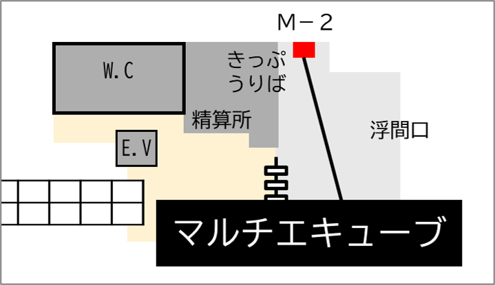ロッカー 北赤羽駅 改札外 浮間口 きっぷうりば付近の画像1