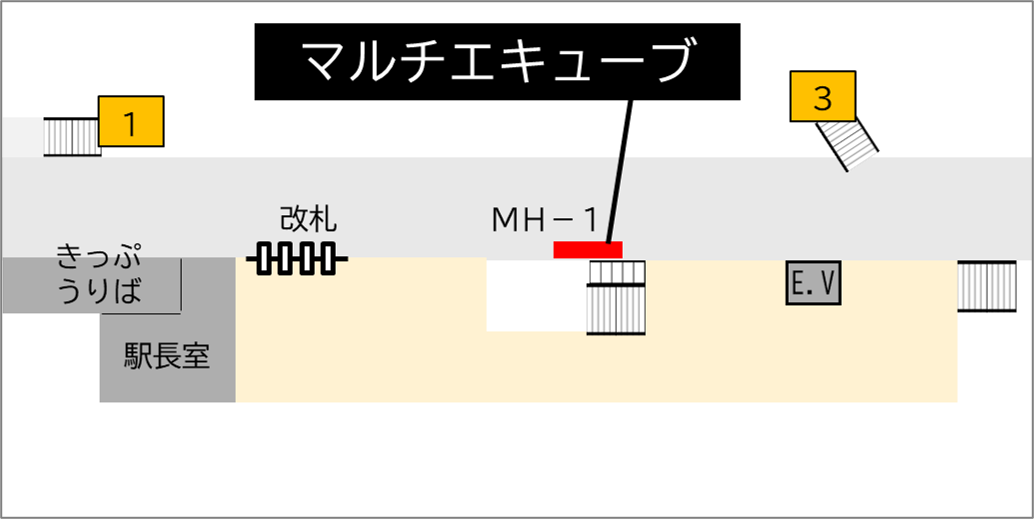 ロッカー Osaka Metro 今福鶴見駅 改札外 長堀鶴見緑地線改札付近の画像1