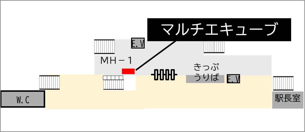 ロッカー Osaka Metro 大日駅 改札外 谷町線改札付近の画像1