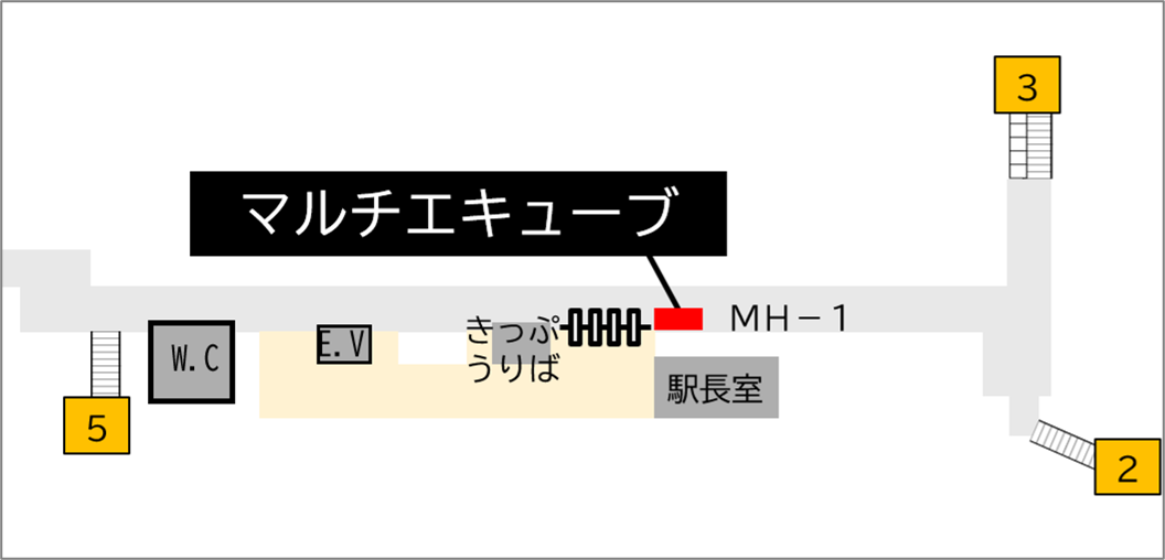 ロッカー Osaka Metro 太子橋今市駅 改札外 西改札付近の画像1