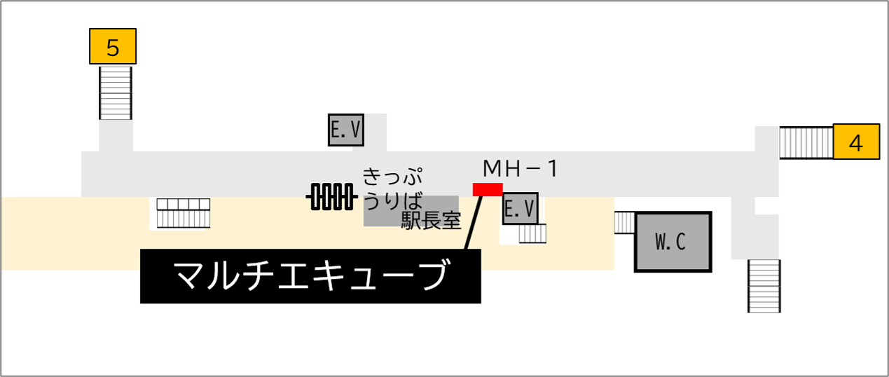 ロッカー Osaka Metro 関目高殿駅 改札外 谷町線改札付近の画像1