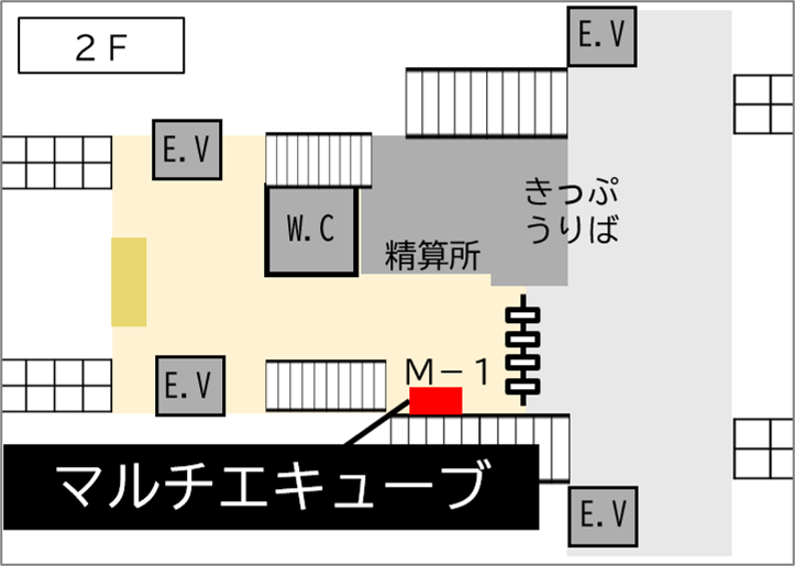 ロッカー 西大宮駅 改札内 改札付近の画像1
